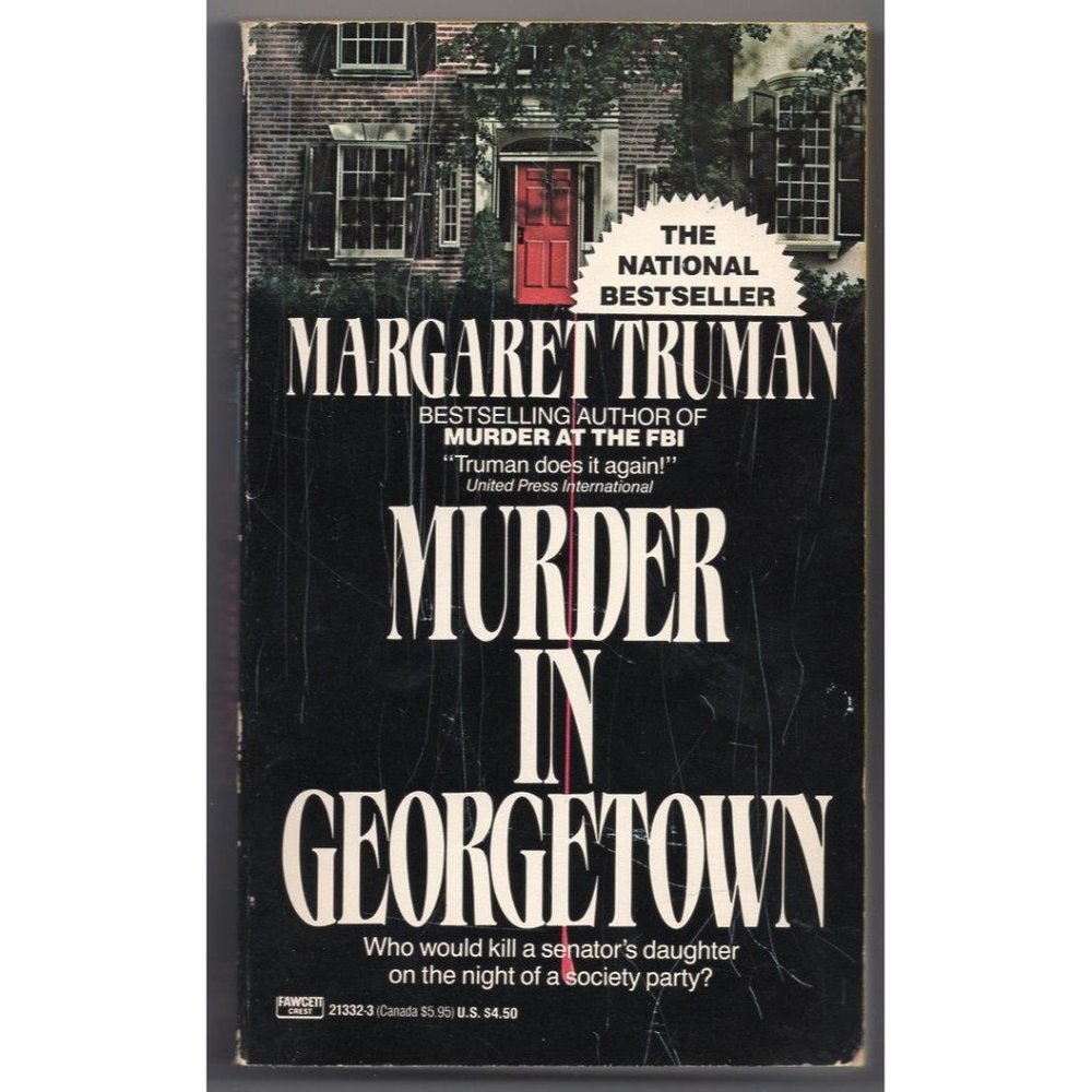 Vintage MURDER IN GEORGETOWN by MARGARET TRUMAN Murder Mystery BESTSELLER